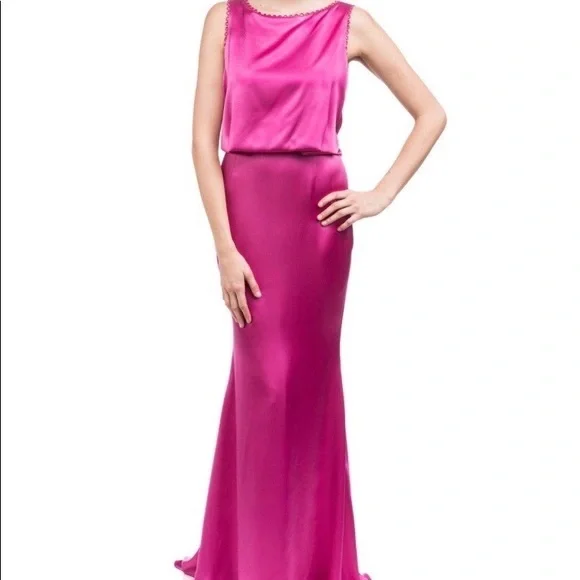 zac posen pink dress Zac Posen Spring 2014 Ready-to-Wear Collection